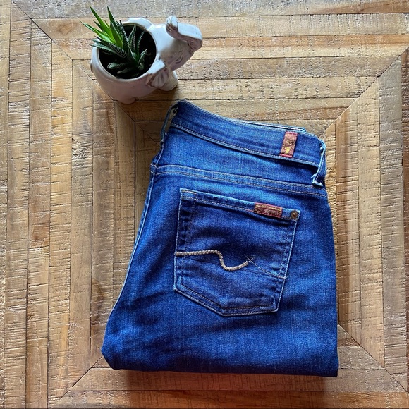 Seven for all mankind skinny Roxanne style jeans - Picture 3 of 10